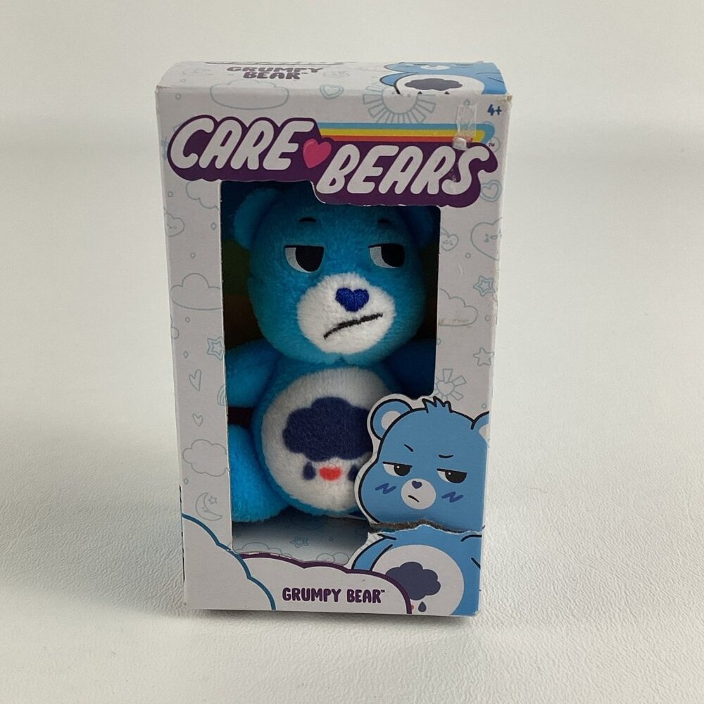 Care Bears Grumpy Bear Micro Mini 3" Plush Stuffed Animal Toy Storm Cloud Rain